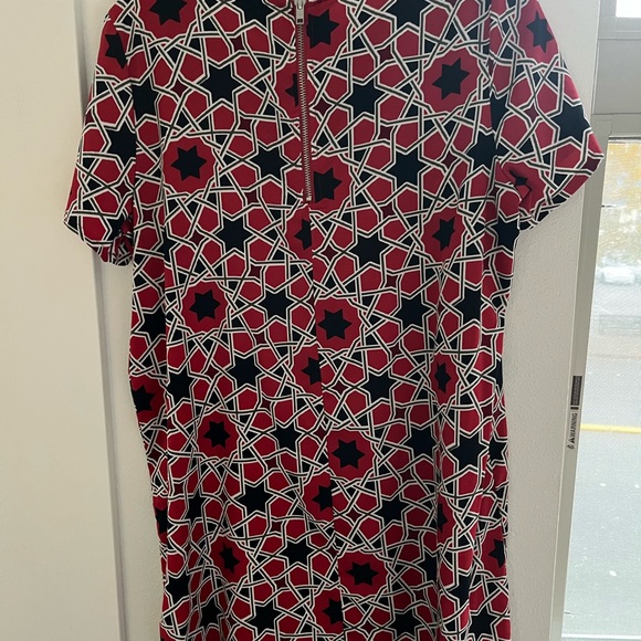 Red, White, and Blue Star Print Dress - Picture 4 of 4